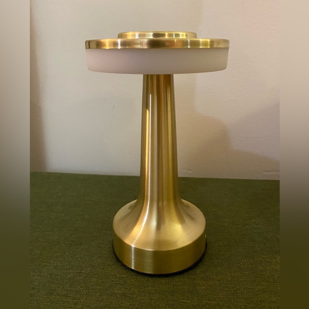 8 inch tabletop LED lamp 3 levels comes with USB-c charger
